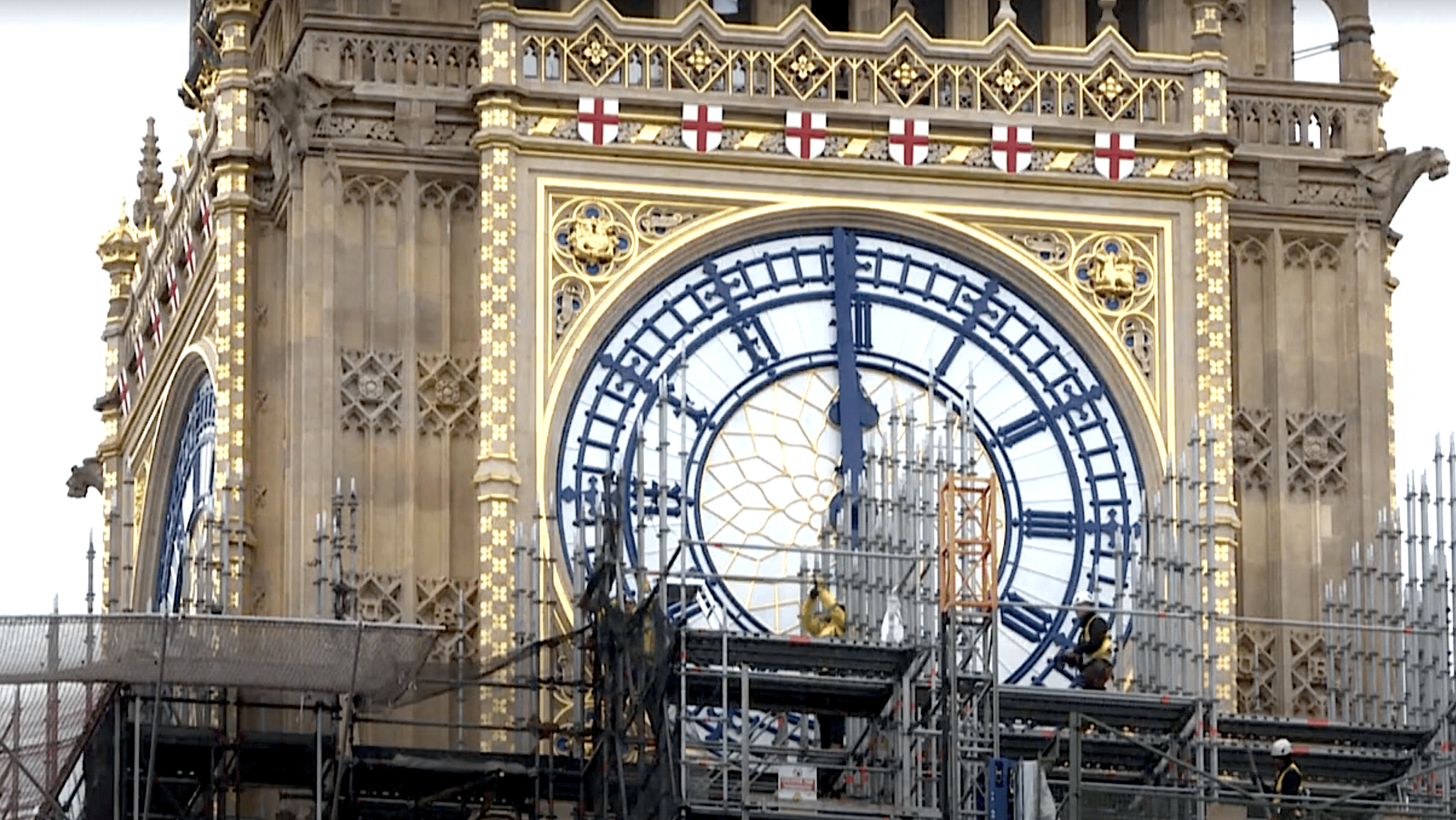 Seit rund vier Jahren wird der Big Ben aufwendig restauriert und saniert. Foto: Euronews