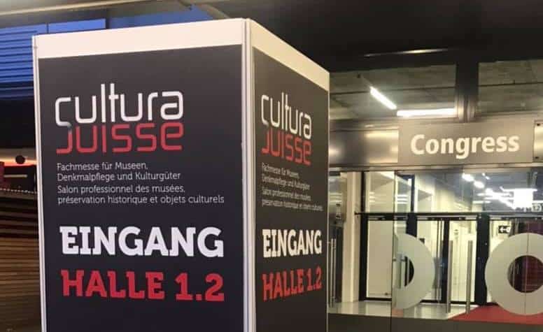  die Schweizer Fachmesse für Museen Denkmalpflege und Kulturgüter ist eröffnet – und  lädt vom 22. bis 24. Januar 2020 nach Bern ein. Foto: Cultura Suisse