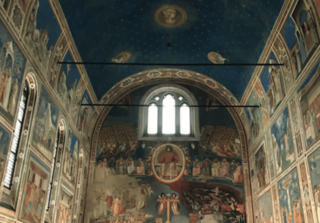 Einweihung der Neubeleuchtung in der Capella degli Scrovegni in Padua. Foto: Iguzzini