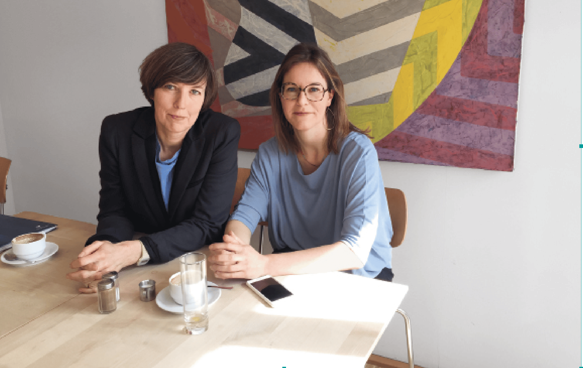 Das „Audioarchiv Kunst“ von Sabine Oelze (links) und Marion Ritter ist seit vier Jahren online. Foto: privat