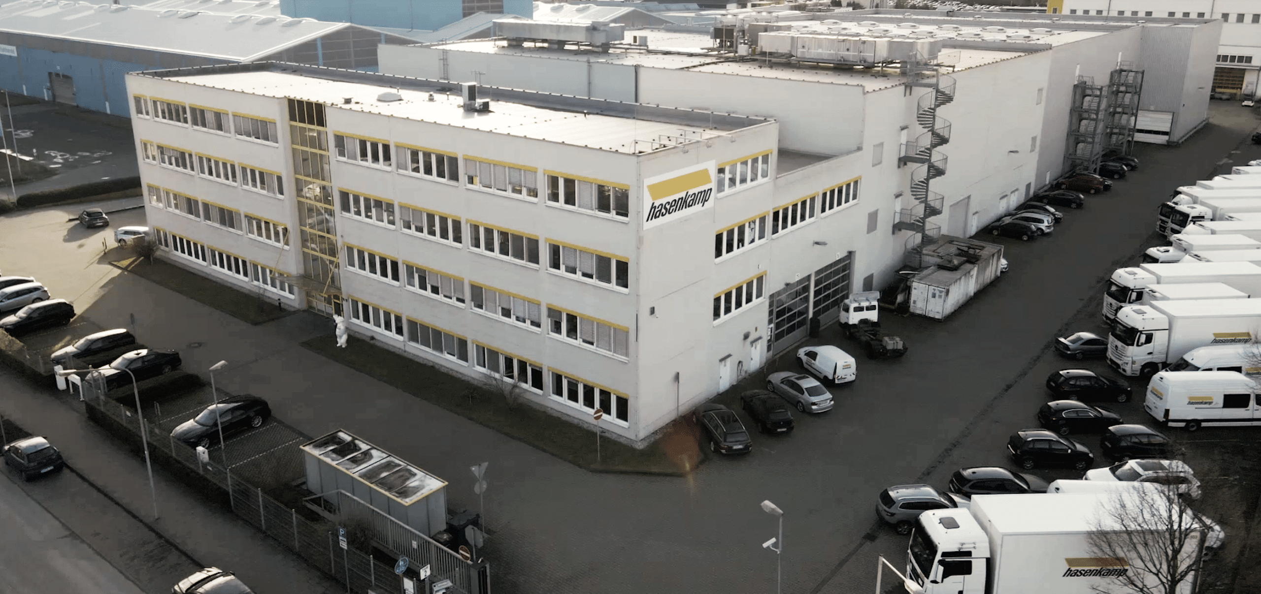 Blick auf die Firmenzentrale von Hasenkamp in Köln. Foto: Hasenkamp
