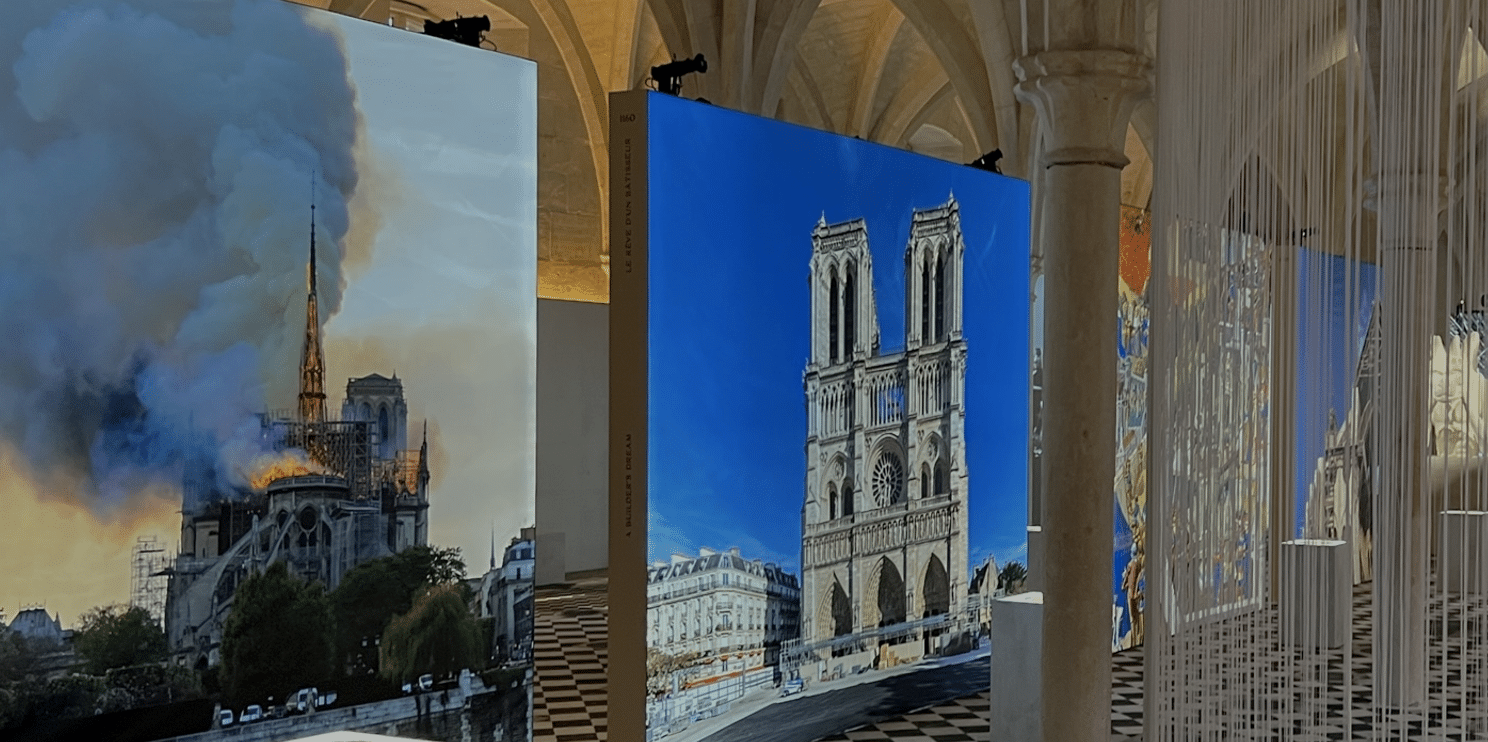 Notre-Dame Paris in Berlin - die Augmented Reality-Ausstellung. Die Schau wurde vom französischen Start-up Histovery umgesetzt. Foto: Notre-Dame Paris / L'exposition augmentee